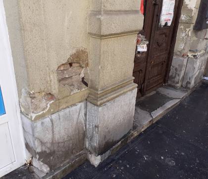 Homlokzat felújítás előtt