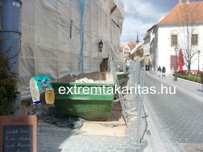 Sitt, törmelék le és kihordás